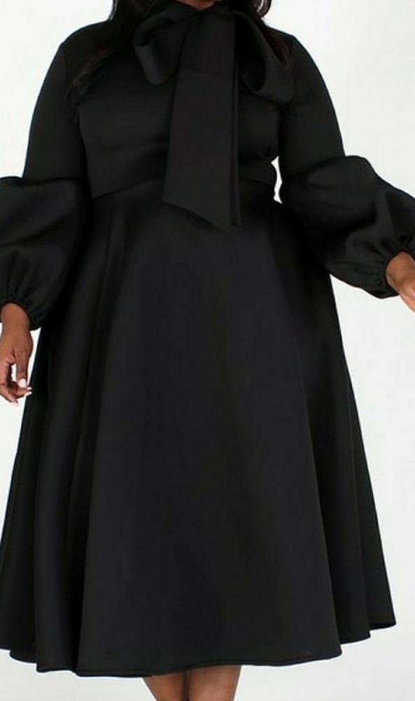 NEW Black BOW DRESS